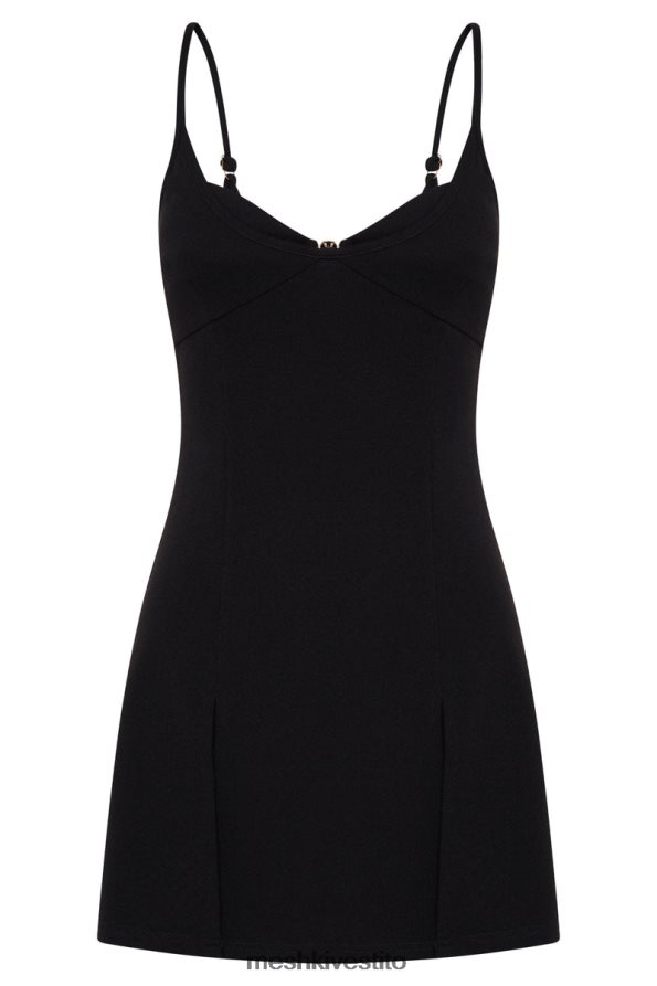 Meshki miniabito lex bicolore vestiario nero 6L048P441