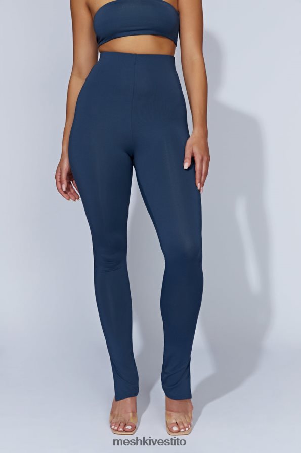 Meshki Leggings con spacco laterale Michelle vestiario marina di mezzanotte 6L048P1597