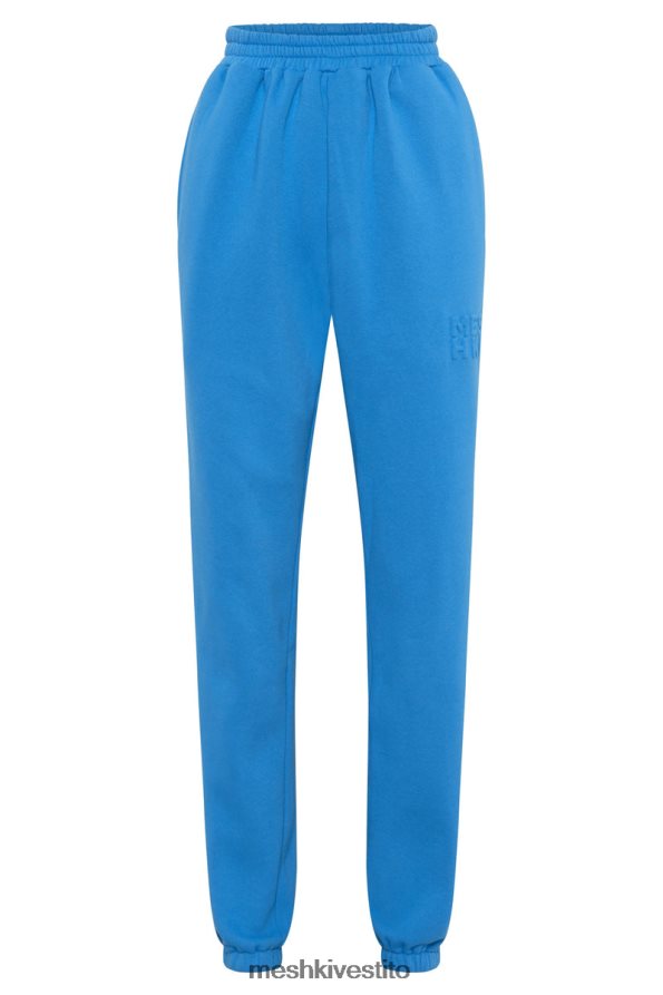 Meshki pantaloni da jogging in pile con goffratura smeriglio vestiario blu 6L048P1604