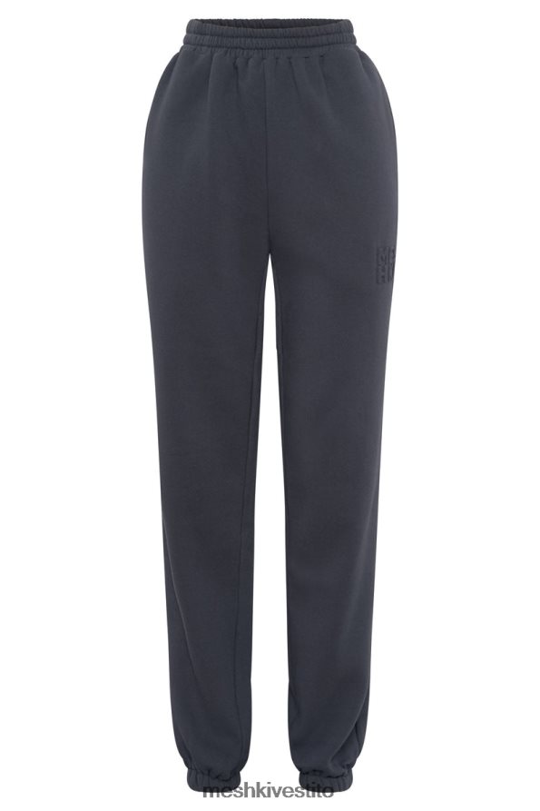 Meshki pantaloni da jogging in pile con goffratura smeriglio vestiario carbone 6L048P1479