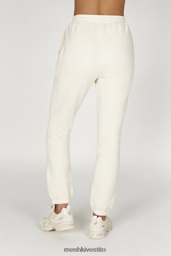 Meshki pantaloni da jogging in pile con goffratura smeriglio vestiario osso 6L048P1480