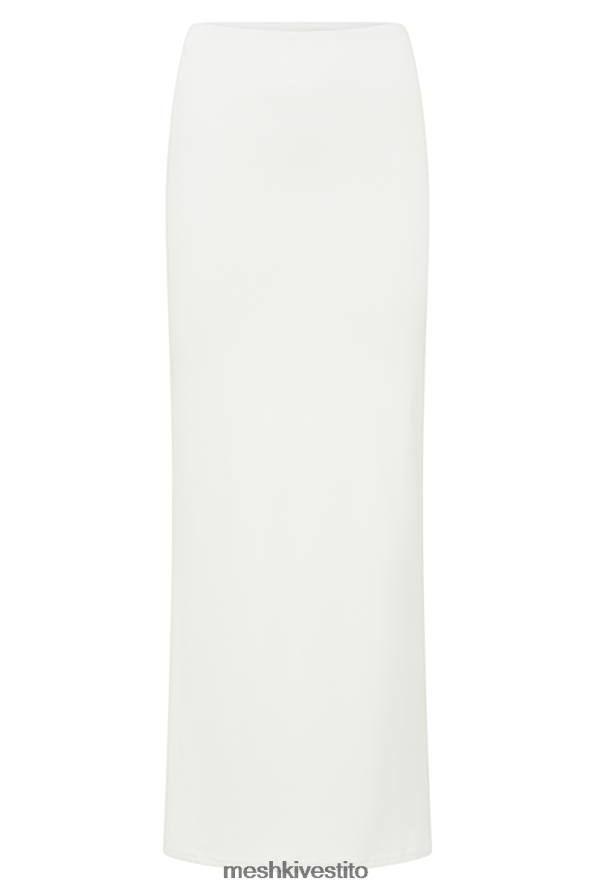 Meshki Gonna lunga Olympia in nylon riciclato a coda di pesce vestiario bianco 6L048P1259