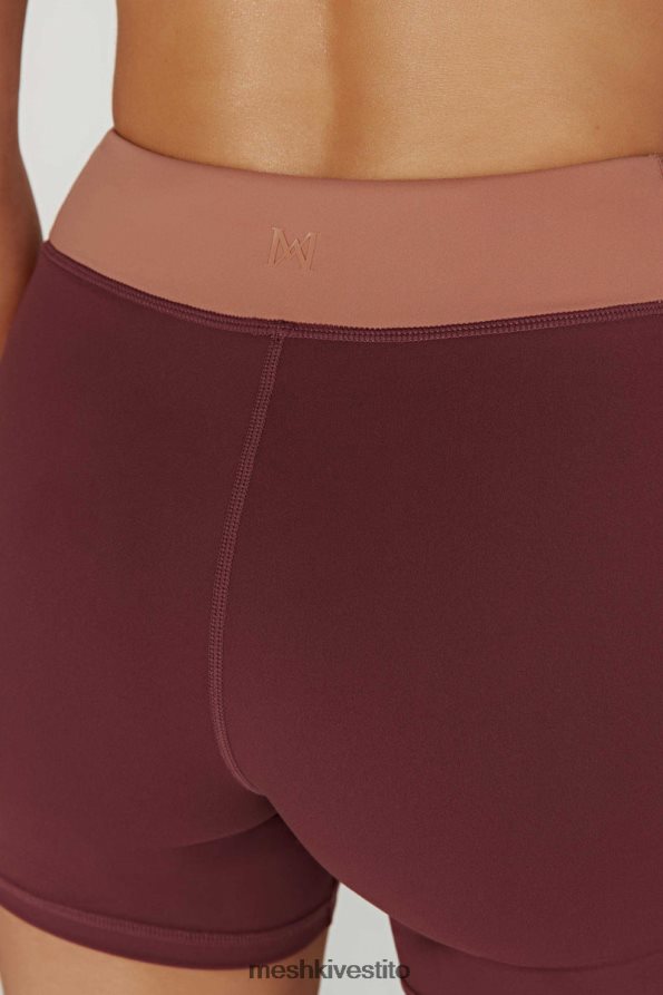 Meshki pantaloncini bicolore Taleah vestiario mogano/marrone chiaro 6L048P1467