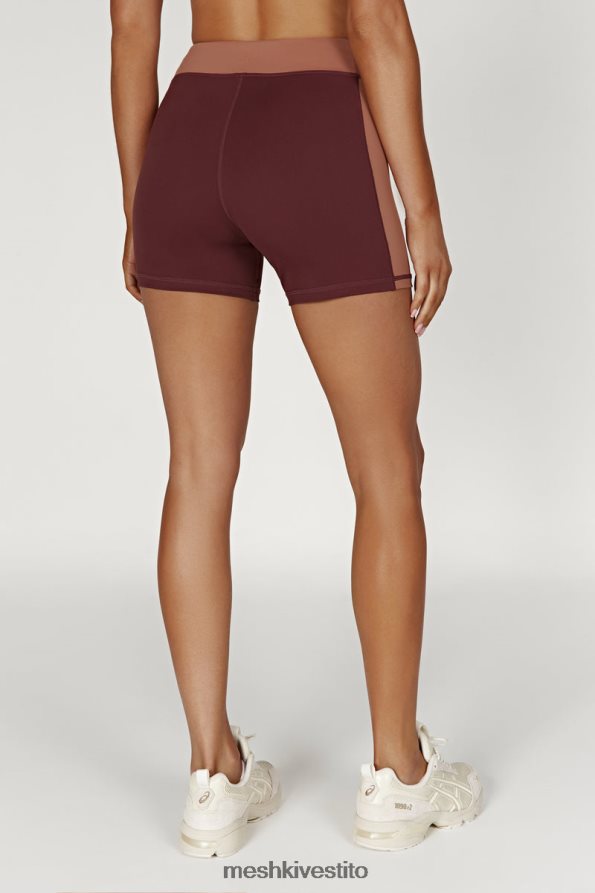 Meshki pantaloncini bicolore Taleah vestiario mogano/marrone chiaro 6L048P1467