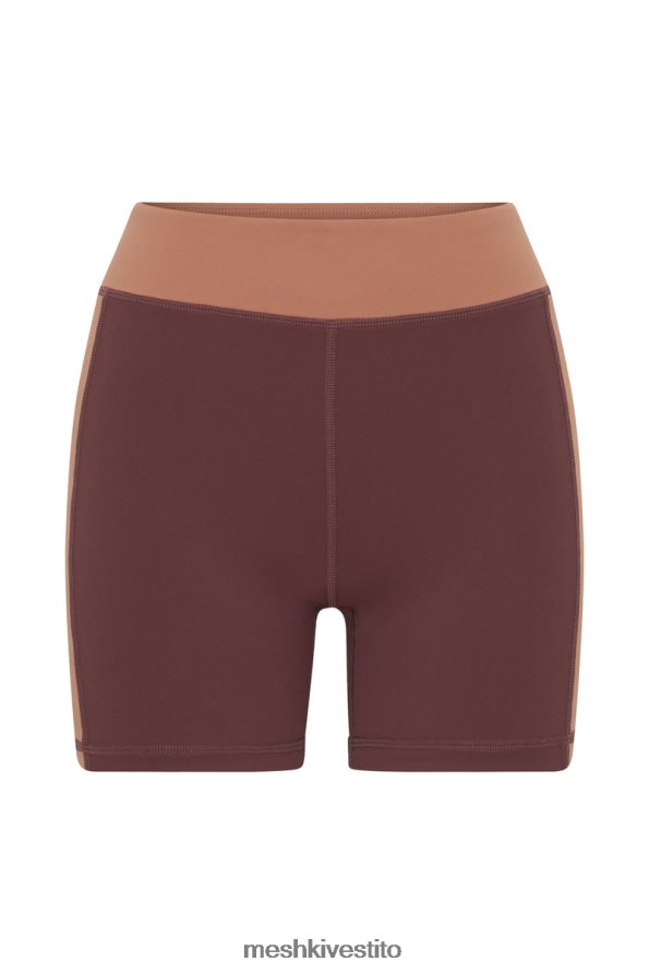 Meshki pantaloncini bicolore Taleah vestiario mogano/marrone chiaro 6L048P1467