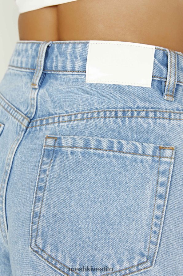 Meshki pantaloncini in denim a vita media Jasper vestiario metà blu 6L048P1396