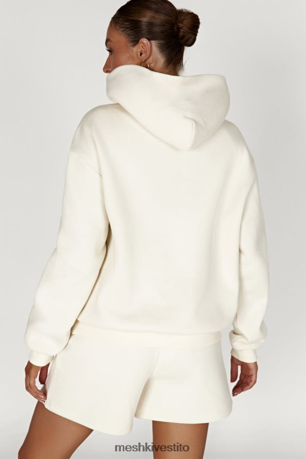 Meshki pantaloncini in pile con scritta Reese in rilievo vestiario osso 6L048P1608