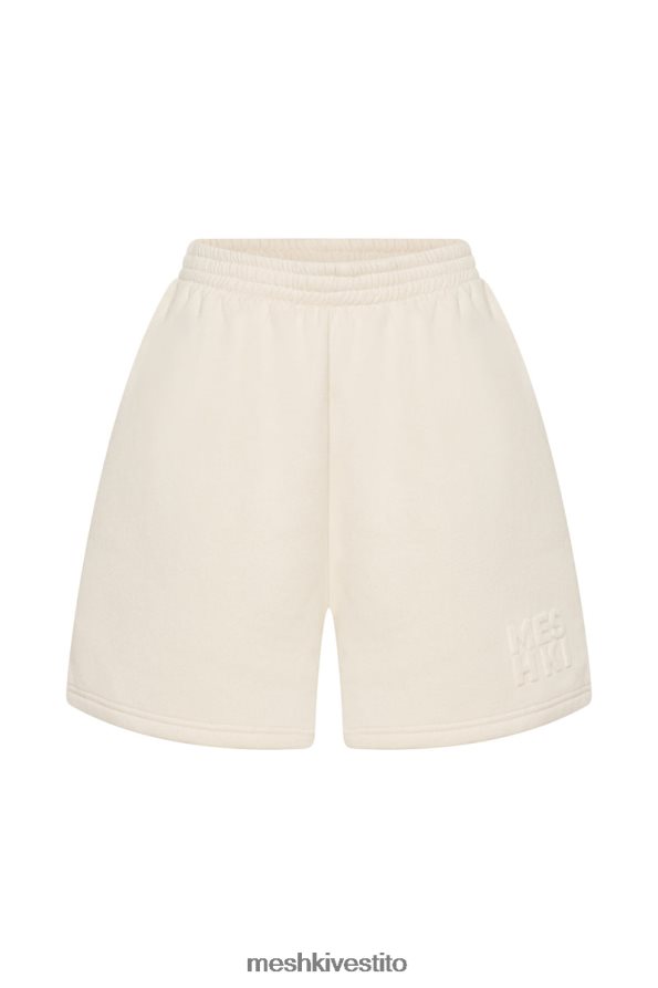 Meshki pantaloncini in pile con scritta Reese in rilievo vestiario osso 6L048P1608