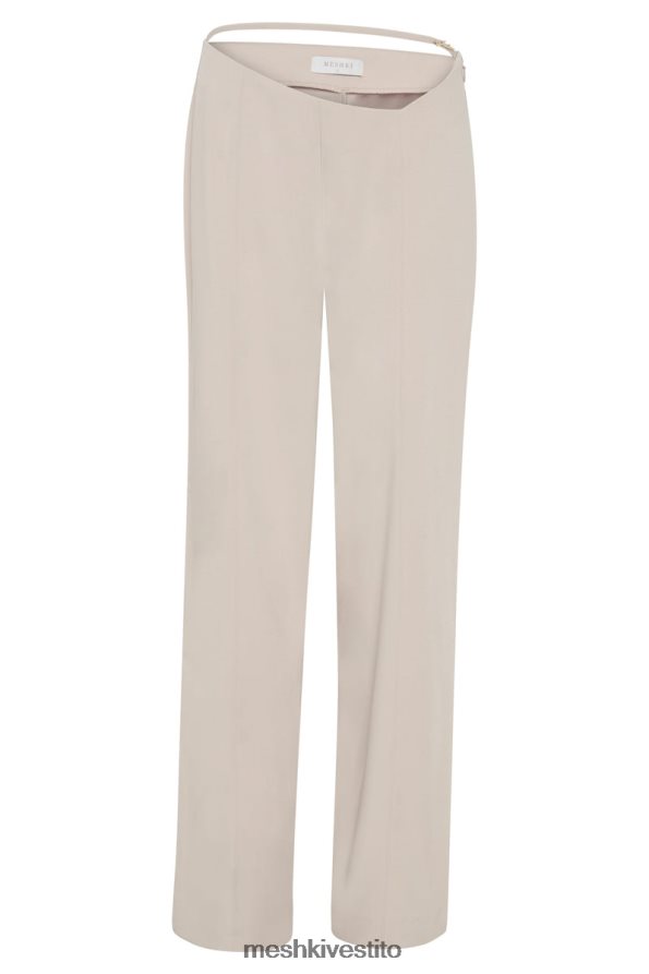 Meshki Pantaloni Bahar a vita media con cinturino largo vestiario grano 6L048P1588