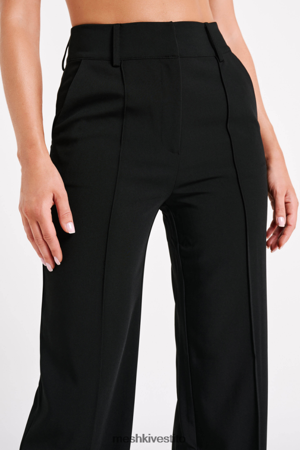Meshki Pantaloni da completo a vita alta Lisa vestiario nero 6L048P1247