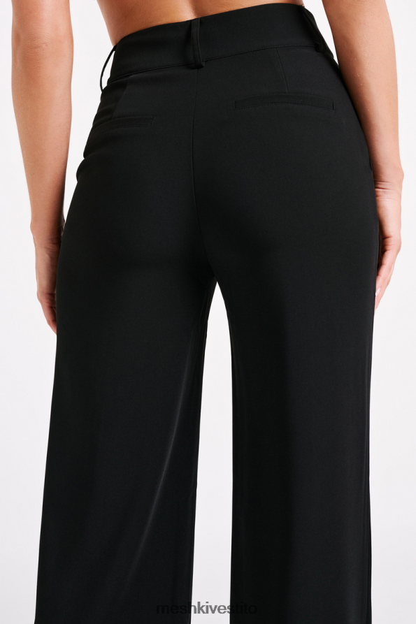 Meshki Pantaloni da completo a vita alta Lisa vestiario nero 6L048P1247
