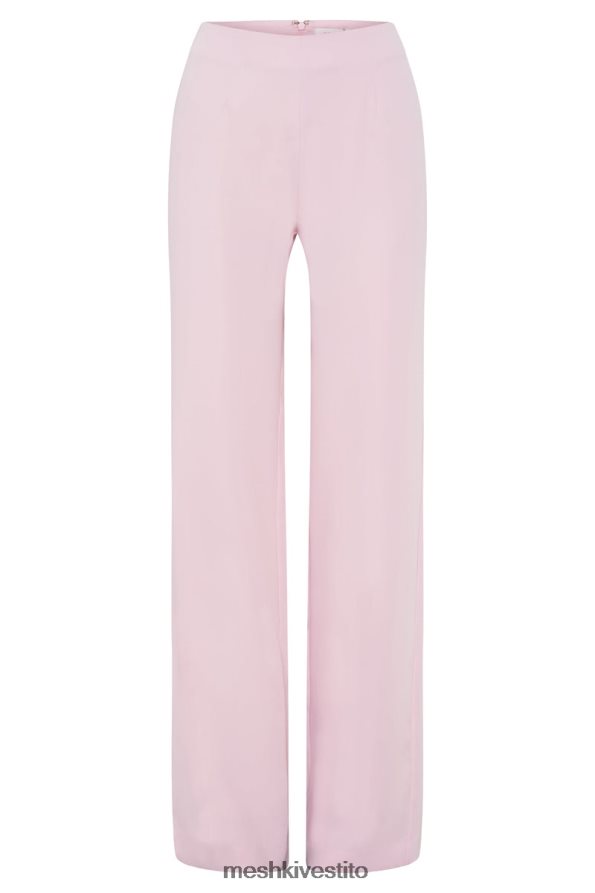 Meshki Pantaloni da completo a vita bassa laurie vestiario rosa cipria 6L048P1462