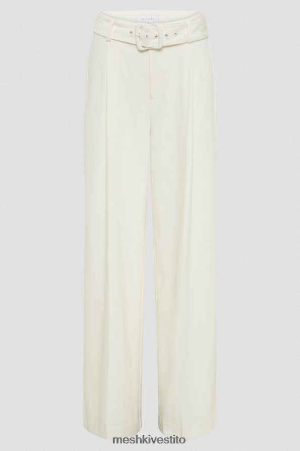 Meshki pantaloni adatti a gamba larga Tenley vestiario avorio 6L048P1248